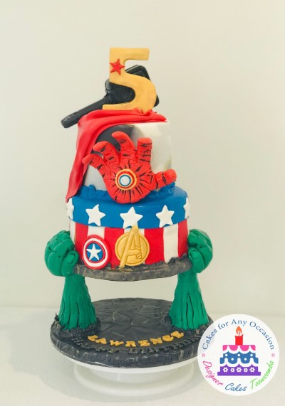 Avengers Themed Cake.jpg
